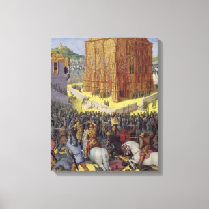 Siegen av Jerusalem vid Nebuchadnezzar Canvastryck