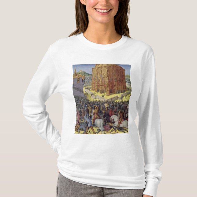Siegen av Jerusalem vid Nebuchadnezzar Tee Shirt (Framsida)