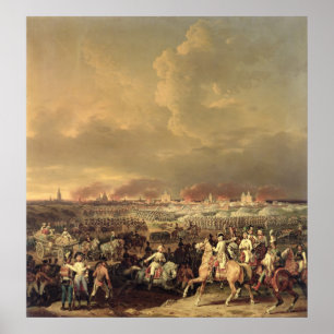 Siegen av Lille av Albert de Saxe-Tachen Poster