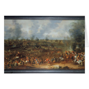 Siegen av Namur, 1692, 18th århundrade Hälsningskort