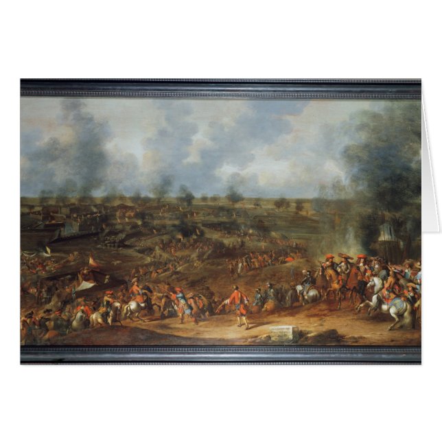 Siegen av Namur, 1692, 18th århundrade Hälsningskort (Framsidan Horizontal)