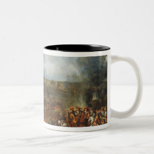 Siegen av Namur, 1692, 18th århundrade Två-Tonad Mugg