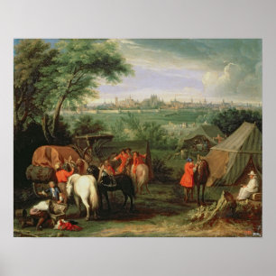Siegen av Tournai av Louis XIV Poster