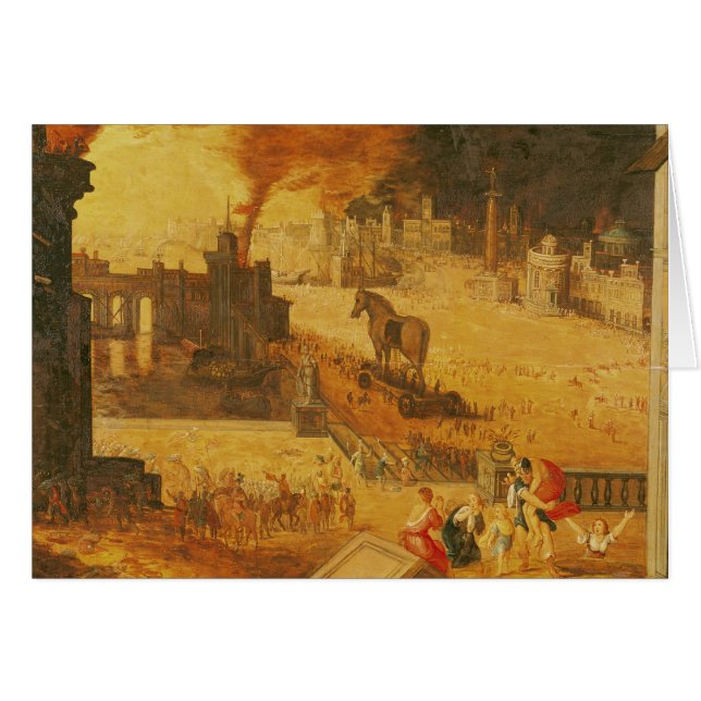 Siegen av Troy Hälsningskort (Framsidan Horizontal)