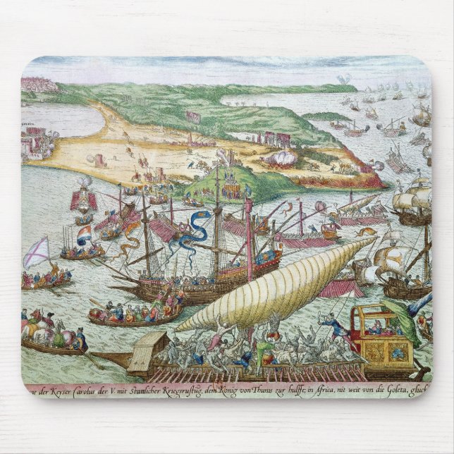 Siegen av Tunis eller La Goulette av Charles V Musmatta (Framsidan)