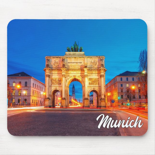 Siegestor, München, Tyskland Musmatta (Framsidan)