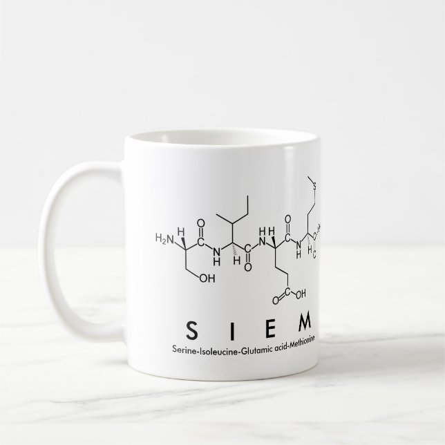 Siem peptide namn mugg (Vänster)