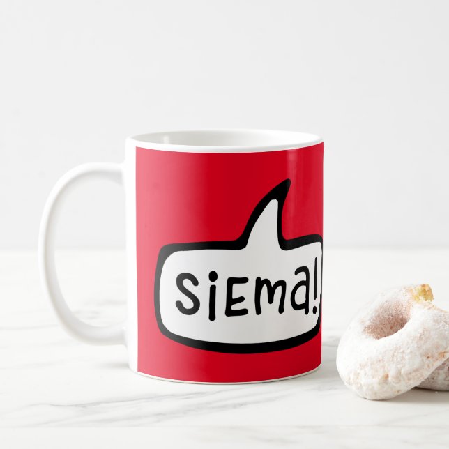 Siema! Hej, Hej på polska, Polska, Polski Kaffemugg (Med munk)