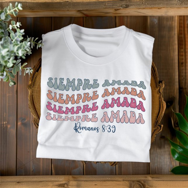 Siempre Amada Distress Christian Spain T-Shirt (Skapare uppladdad)