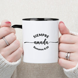 Siempre Amada Spansk kristen kaffe Mugg