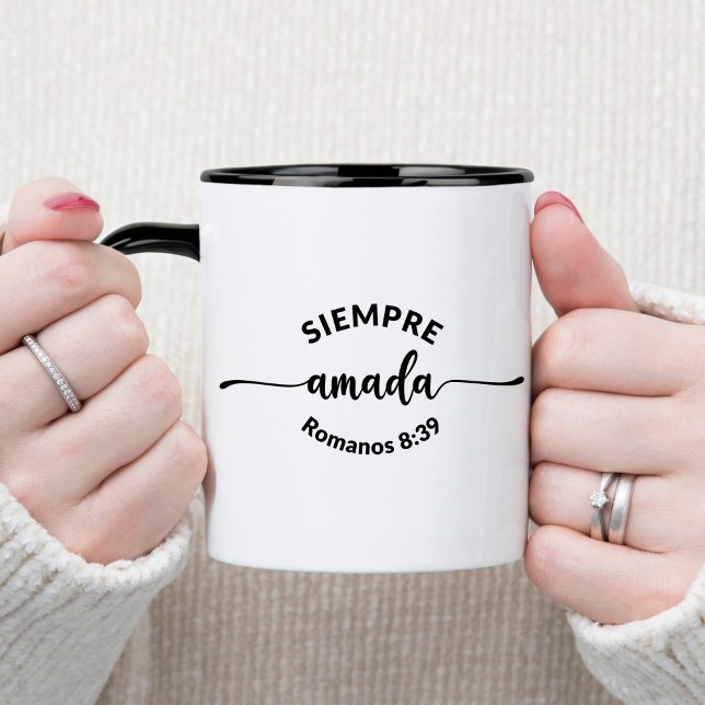 Siempre Amada Spansk kristen kaffe Mugg (Skapare uppladdad)