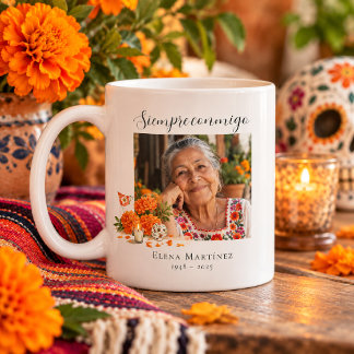 Siempre Conmigo Foto Minnesmärke Kaffemugg