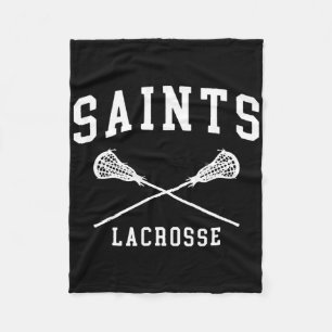 Siena College Saints Lacrosse Throwback Retro Cros Fleecefilt