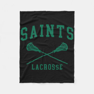 Siena College Saints Lacrosse Throwback Retro Cros Fleecefilt