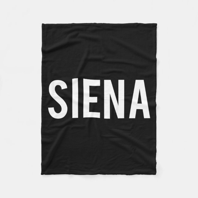 Siena - Cool New Funny Name Fan Gift Tee  Fleecefilt (Framsidan)
