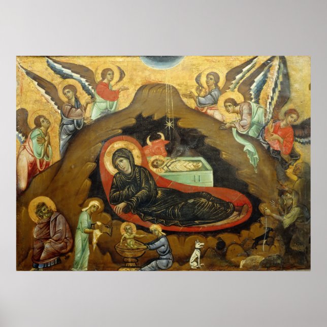 Siena Guido - Nativitet - Circa 1270 Poster (Framsidan)