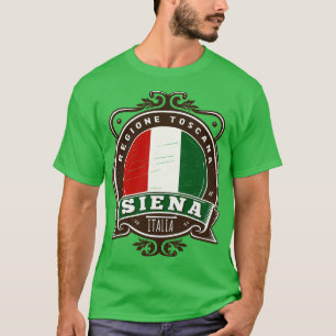 Siena Italia Retro Stil Design T Shirt