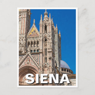 Siena Italien Travel Duomo Cathedral Vykort