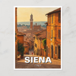 Siena Italien Travel Vykort