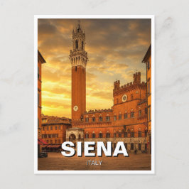 Siena Italien Travel Vykort