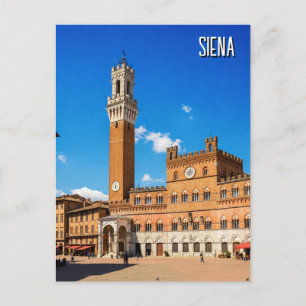 Siena Italien Travel Vykort