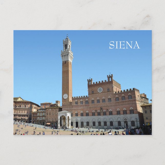 Siena, Italien Vykort (Framsida)
