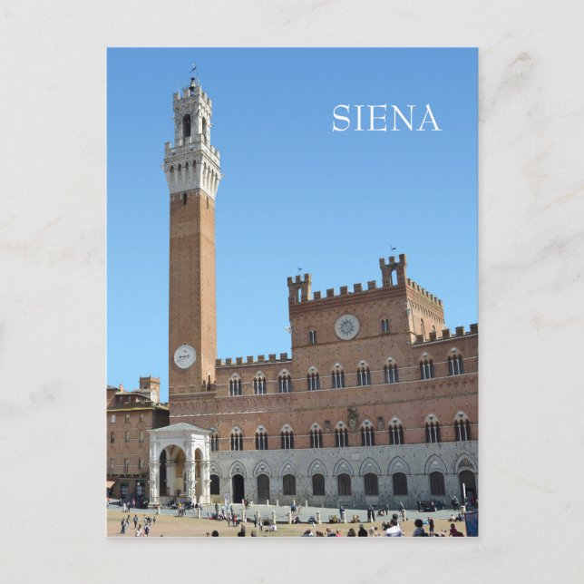 Siena, Italien Vykort (Framsida)