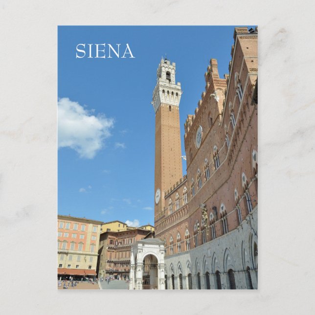 Siena, Italien Vykort (Framsida)