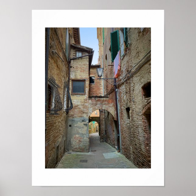 "Siena, Italy" Poster (Framsidan)
