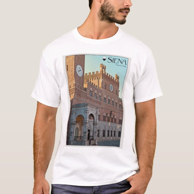 Siena - Palazzo Pubblico morgon Tee (Framsida)