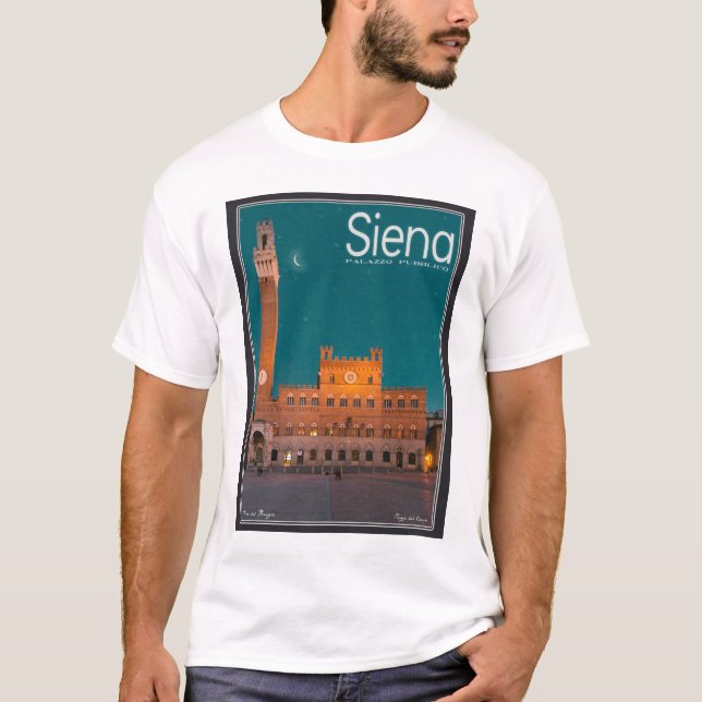 Siena - Palazzo Pubblico natt Tee (Framsida)