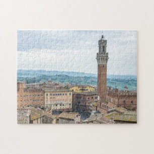 Siena Piazza del Campo view puzzle Pussel