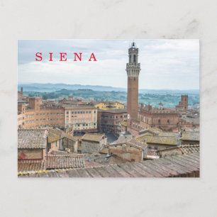 Siena Piazza del Campo vykort