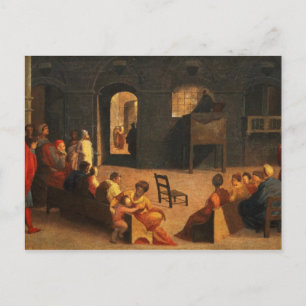 Siena Preaching St Bernardino Vykort