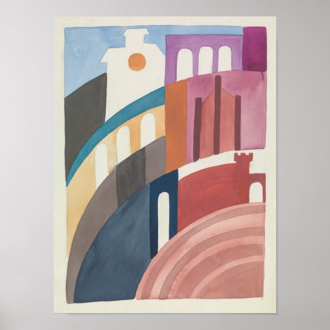 Siena | Sophie Taeuber-Arp | POSTER (Framsidan)