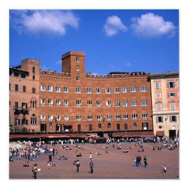 Siena Tuscany Italien Fototryck (Framsidan)