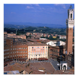 Siena Tuscany Italien Fototryck