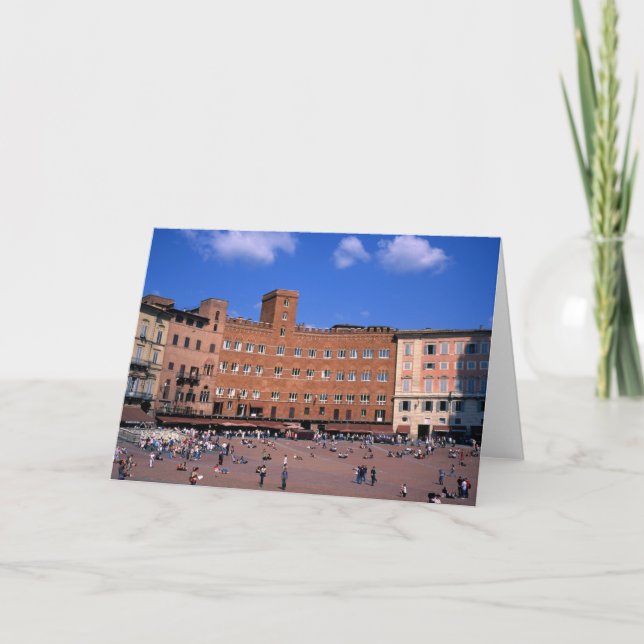 Siena Tuscany Italien Tack Kort (Framsida)