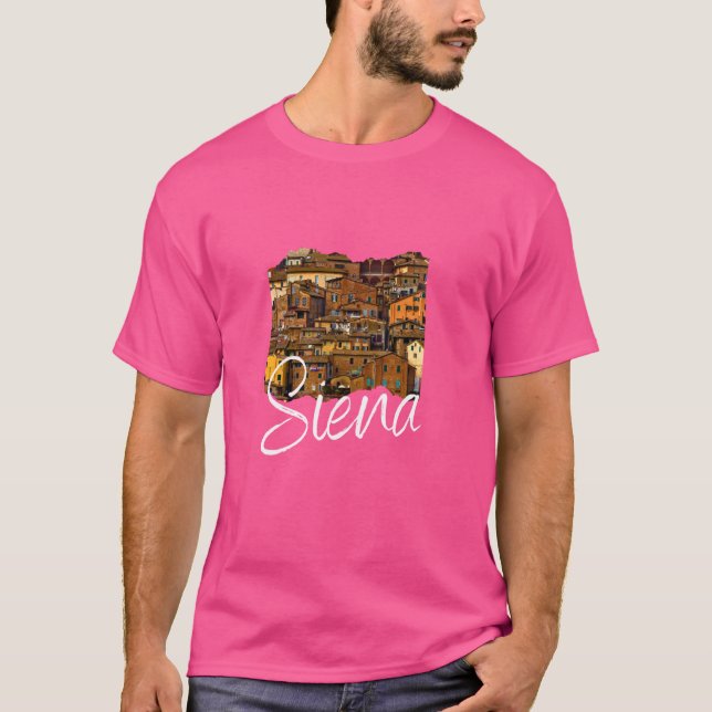 Siena Tuscany Souvenir Siena T Shirt (Framsida)