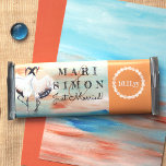 Sienna Beige Asian Crane Bröllop Candy Pub Wrapper Flygblad<br><div class="desc">Sienna Beige, Turquise bröllop-etikett med flera användningsområden är mångsidig för kandy pub, pastejer och många andra party favors. Speciella efterrätter eller husgåvor är vackra med en brud och en grooms foto och speciella ordalydelse. Beige och cyanbudgetens papper är ett underbart alternativ för märkesparets choklad pub och andra gåvor till gäster....</div>