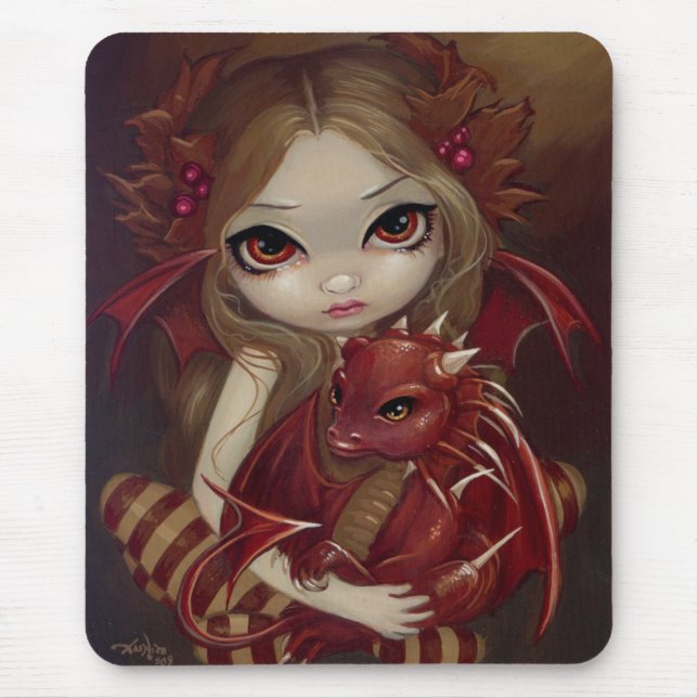 "Sienna Dragonling" Mousepad Musmatta (Framsidan)