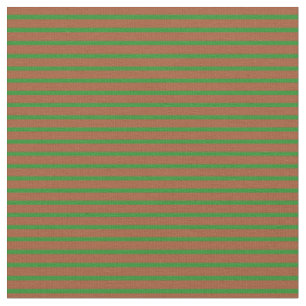 Sienna & Forest Grönt Led/Stripe Mönster Tyg
