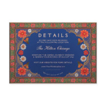 SIENNA I: Bröllop-informationskort