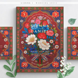 SIENNA I - Inbjudan till färgstarka Blommigtar på 