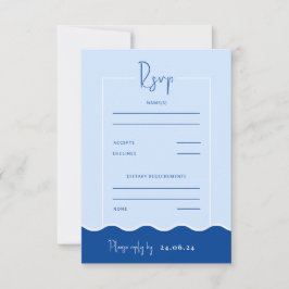 SIENNA Modern Blue Destination OSA Responcard