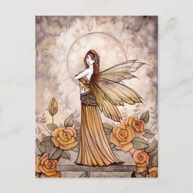 Sienna Rose Fairy vykort (Framsida)