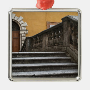 Sienna, Toscana, Italien - Låg vinkelvy av Julgransprydnad Metall
