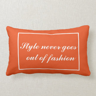 Sierkussen met tekst lumbarkudde