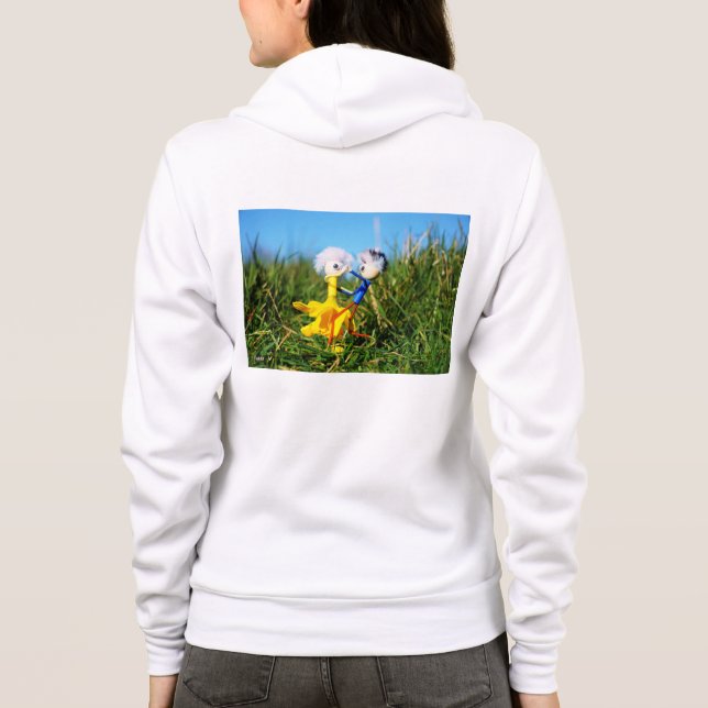 Sierlijk dansend actief Fubby poppetjes stel. T Shirt (Baksida)