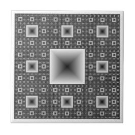 Sierpiński mattar fractal kakelplatta